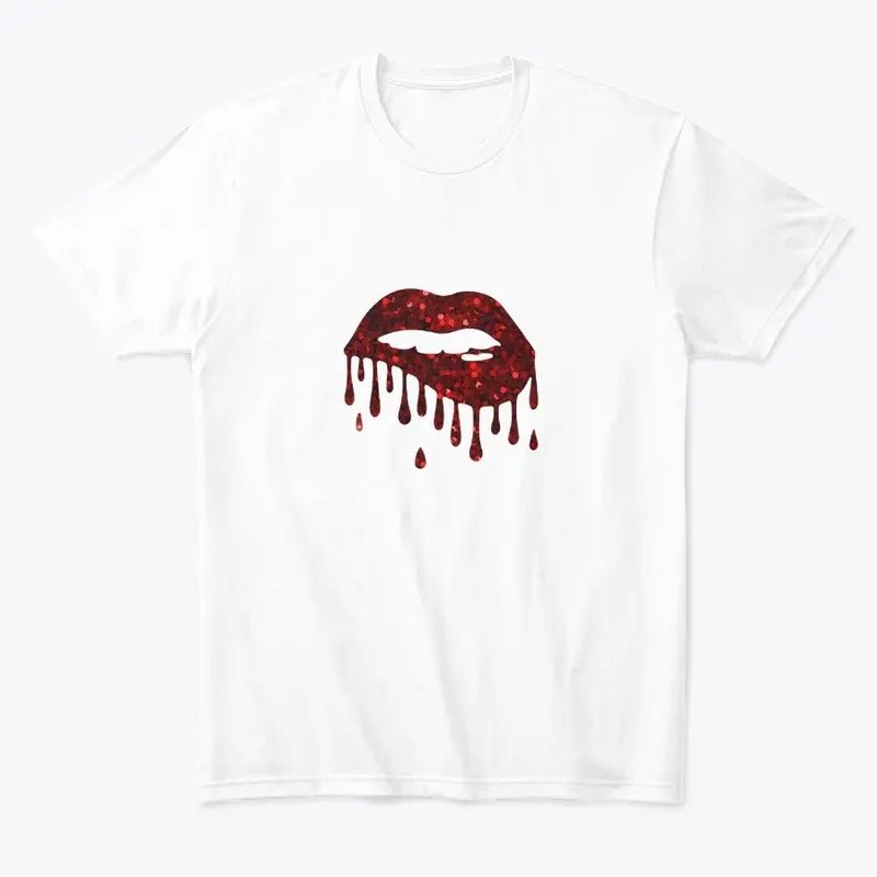 Cool red lips design